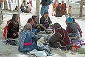 Ladakh - ladakhi attending the cham dances at Tak Tok monastery
